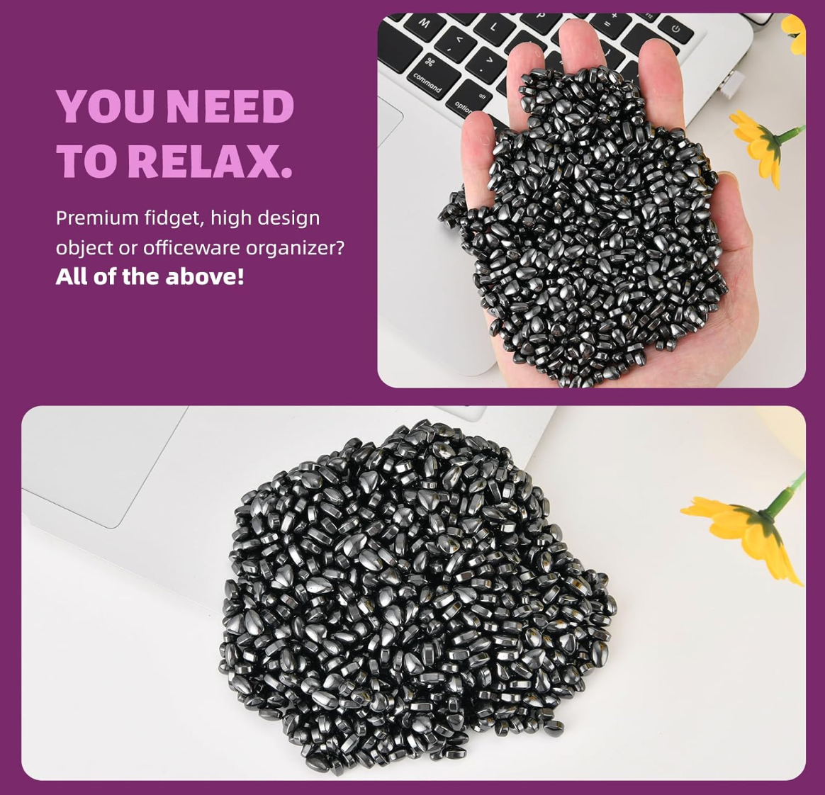 Magnetic Ferrite Putty Rocks