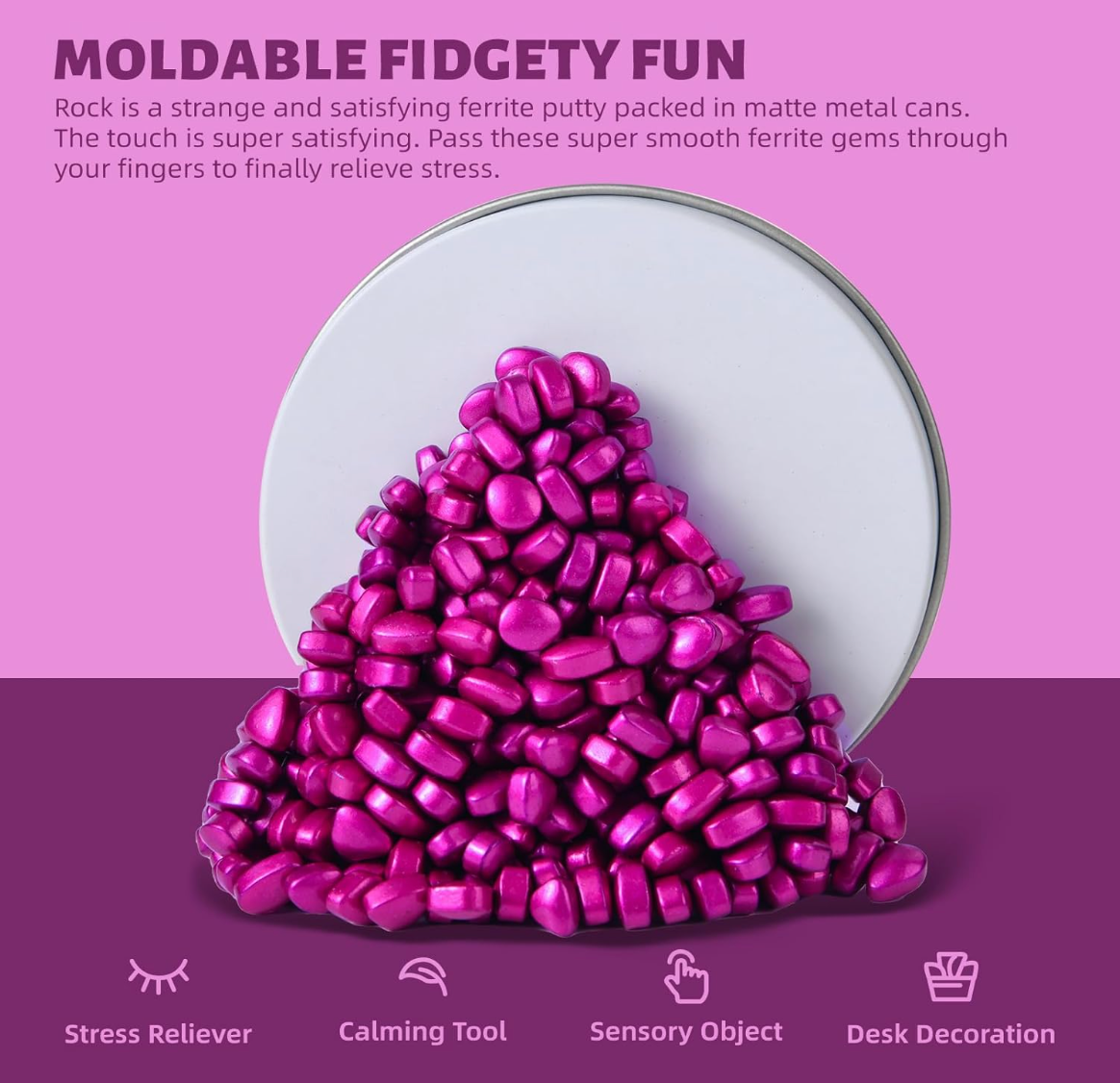 Magnetic Ferrite Putty Rocks