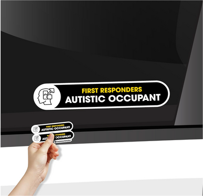 Autistic Occupant Car Sticker | 2 Pk